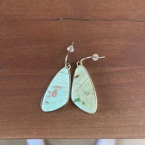 Never worn Kendra Scott turquoise earrings
